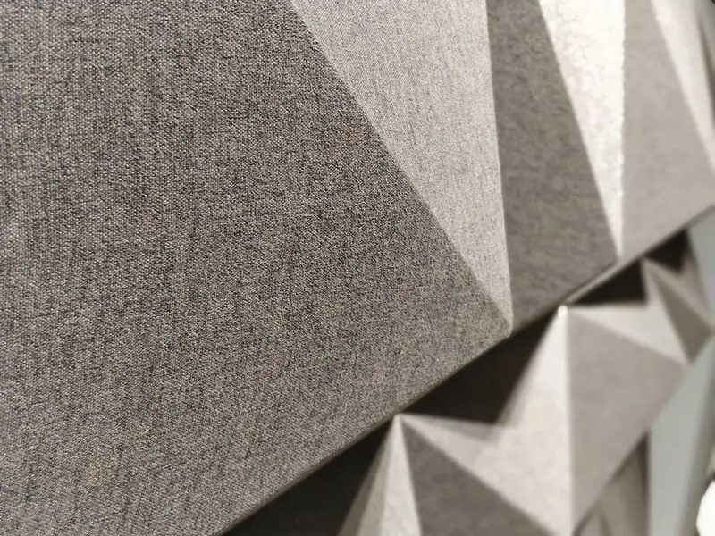 Decorative Eco-friendly Soundproof 3D Cubic Polyester
