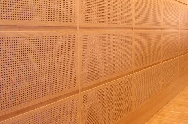 PERFORATED WOOD ACOUSTIC PANEL